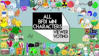 All BFDI mini characters Viewer voting 1