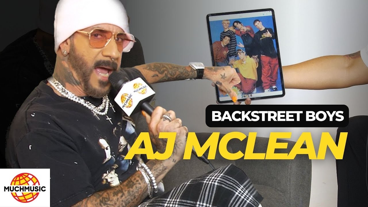 AJ MCLEAN REACTS TO BACKSTREET BOYS PAST/PRESENT FASHION LOOKS!✨  | MUCHMUSIC
