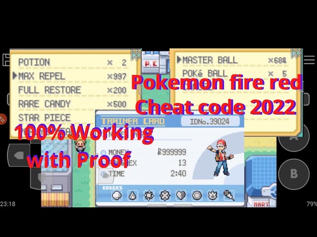 Pokemon Fire Red Gameshark Codes, PDF, Cheating In Video Games