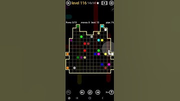 How To Solve Flow Free Inkblot Pack Level 116 14x14 Board Walk Through Solution Walkthrough