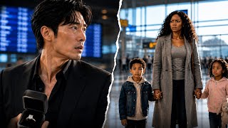 At The Airport To Welcome His Fiancée, The Korean Billionaire Froze When He Saw His Ex Holding Twins