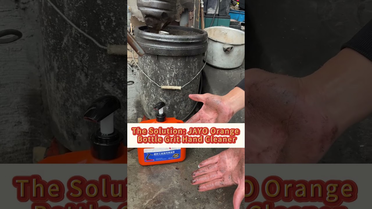 No More Dirty Hands! Heavy Duty Hand Soap with Natural Abrasive Particles