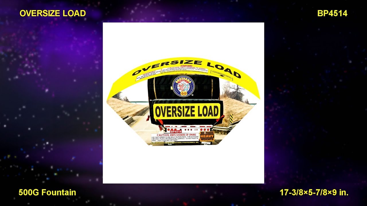 BP4514 Oversize Load / Brothers Heavy Weights Fountain