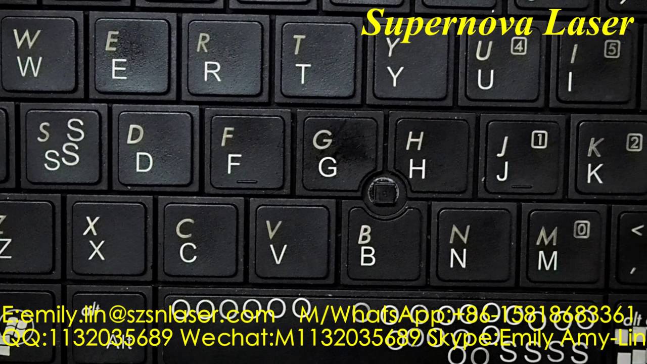 Keyboards keycaps laser engraving machines YouTube