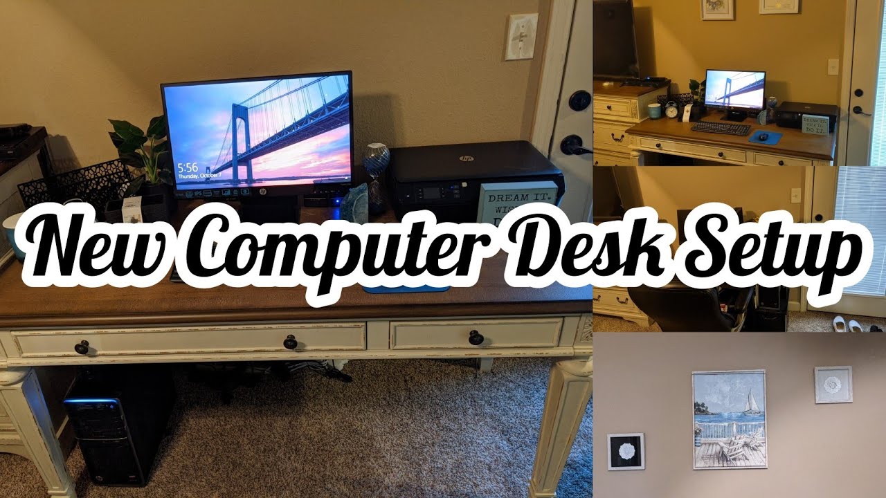 Computer Desk Setup 2021 Bedroom Office Space Ashley Furniture