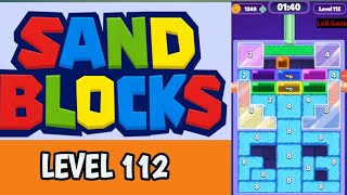 Sand Blocks level 112 Walkthrough for solution 