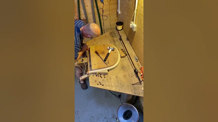 Steam Bending ash arm for Windsor chair