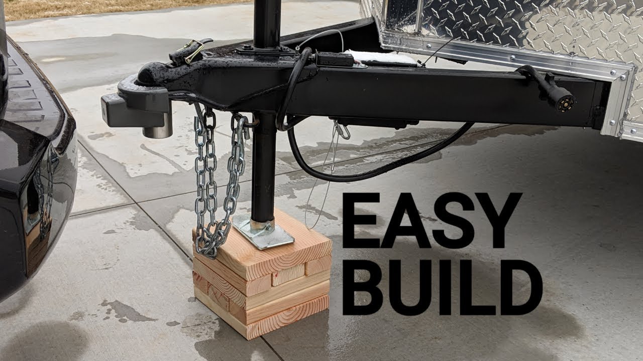 Diy Trailer Jack Block