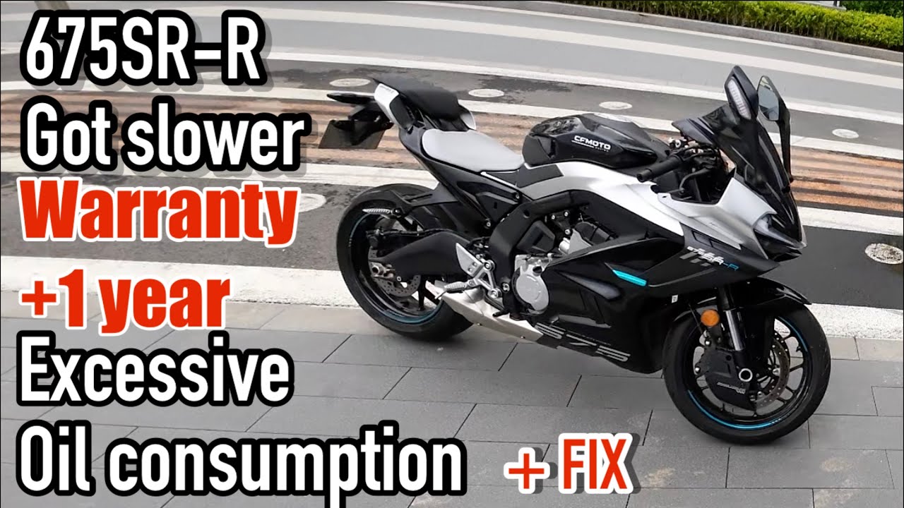 675SR-R First big issue, oil burn, performance decline