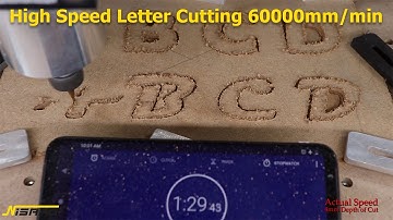x shaper plus CNC High Speed Letter Cutting 6000mm/min - Nisaro CNC India - X Shaper Plus CNC Router