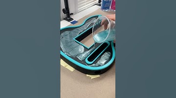 Resin Pour + 3D Printed Guitar 😍 #resin #3dprinted #guitar