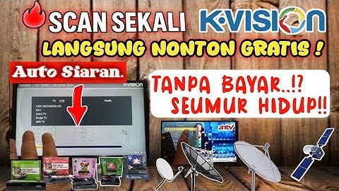 Cuma Scan Telkom 4, Langsung Dapat Banyak Siaran GRATIS di K-VISION!