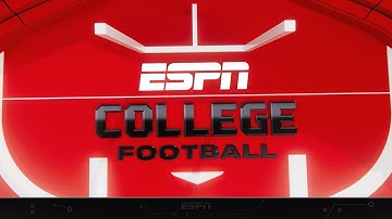 College football on ESPN branding, graphics package and theme music