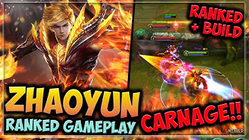 HEROES EVOLVED - ZHAO YUN BUILD | EPIC CARNAGE!! | RANKED GAMEPLAY | LEGENDARY INFERNAL DENIZEN SKIN