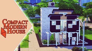 The Sims 4 House Build | COMPACT MODERN HOUSE @YusiSims