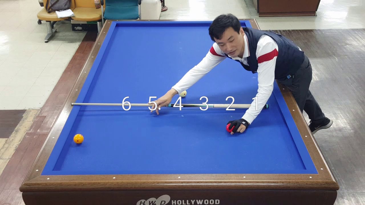 당구 초급 비껴치기 초간단 계산법 ㅣ임팩트??를 주면 잘들어갑니다