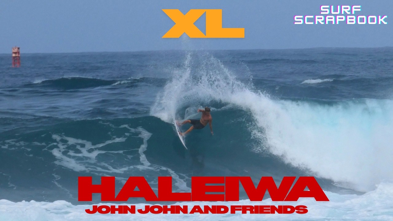John John Florence and Friends Surfing Some of the Best XL Haleiwa of the Year - 4K - 1/30/26