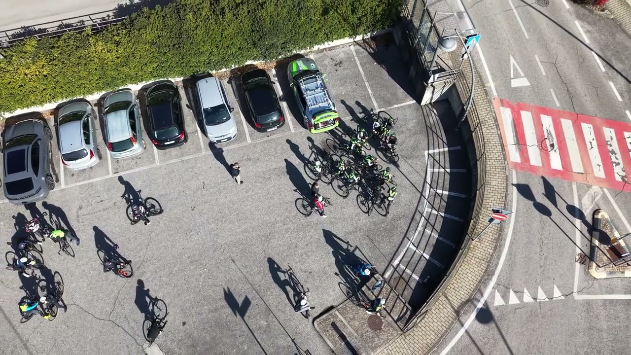 DJI Mini Pro 5 seguito VCycling Academy a Riva di Solto,  Salita di Solto Collina e Predore #cycling