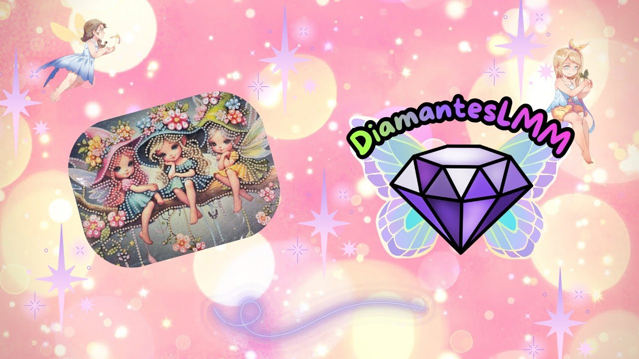 ✨🧚‍♀️ Haditas mágicas brillando | Diamond Painting 30x30 💎 ASMR visual relajante 🌳✨