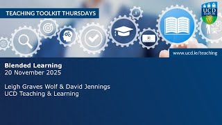 Teaching Toolkit Thursday - Blended Learning
