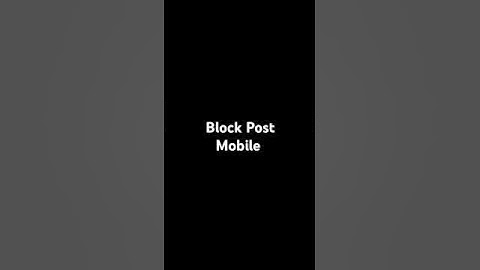 Block Post Mobile #humor  #gameplay #music #edit