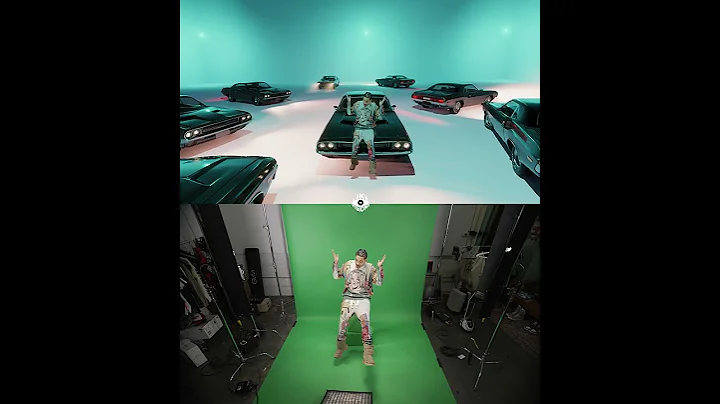 Green Screen 3D Compositing Before And After