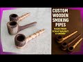 Crafting Custom Wooden Smoking Pipes from Walnut &amp; Cherry Scrap Wood | DIY Woodworking Project