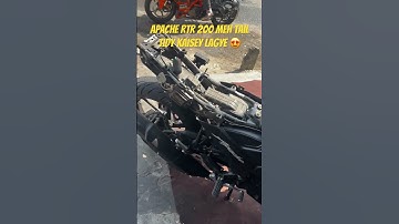 Apache rtr200/160 Tail tidy Fitting #viralvideo #viralshorts #apache #tailtidy #jammu