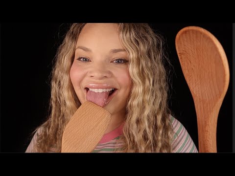 ASMR Eating Your Face With a Wooden Spoon (tasty)