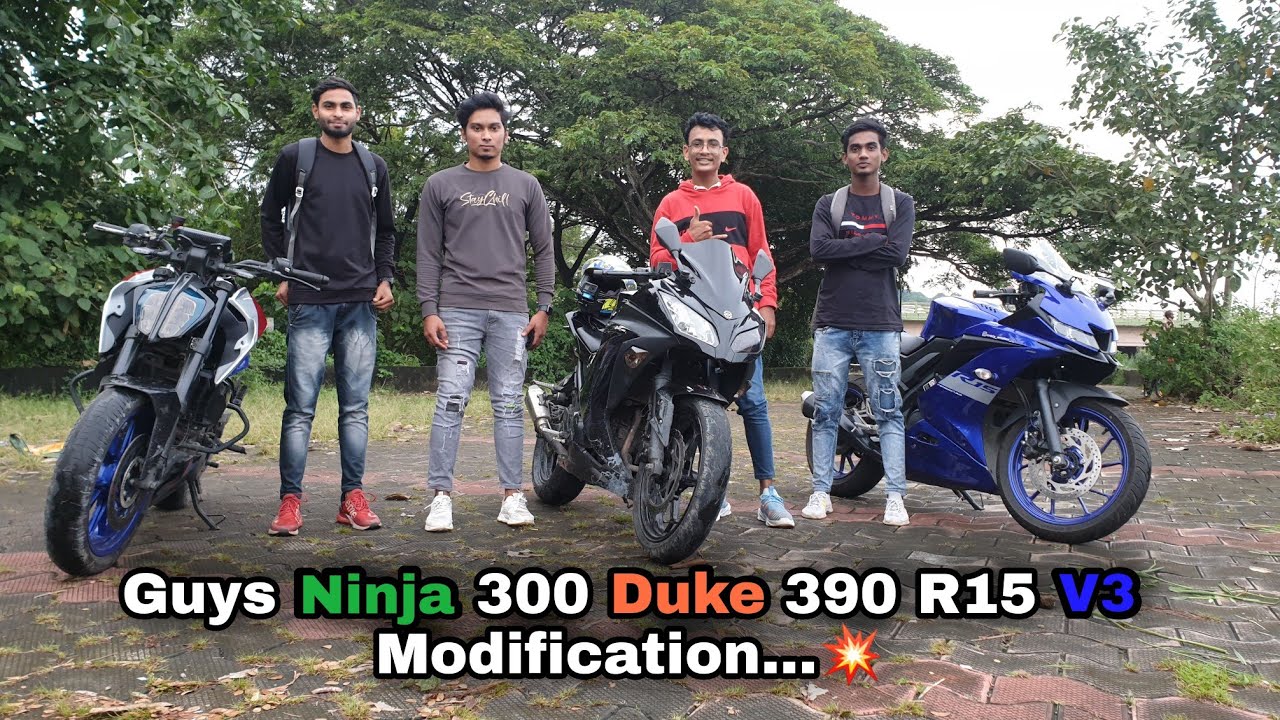 D390 Dual Disc.. Ninja 300 V3  Guys Ninja വേറെ ലവ് സാധനം...💥