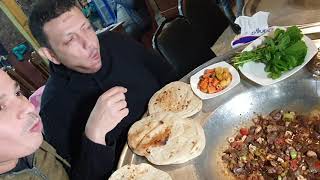 الشيف عدنان في مطعم الشيخ محمد للكبدة الجملي