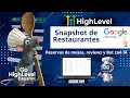 Automatiza el Marketing de los restaurantes y gana dinero mes a mes con Go High Level | Snapshot