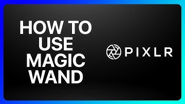How To Use Magic Wand In Pixlr Tutorial