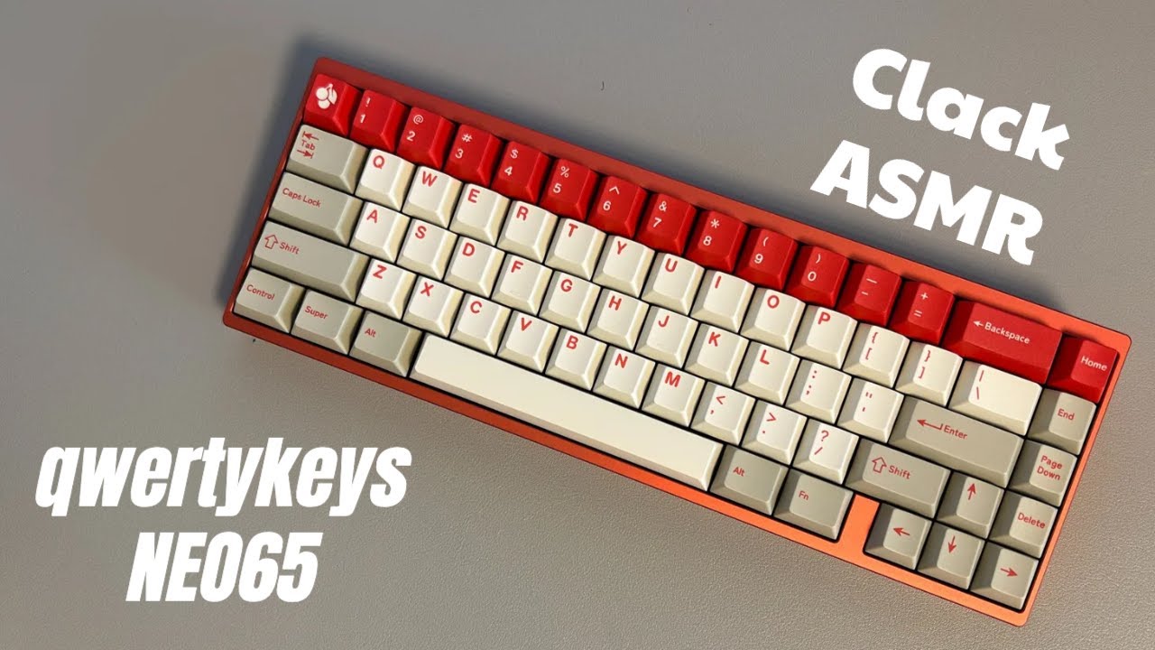 꿀잠수면에 도움이 되는 클래키 사운드의 키보드 ASMR | Clacky sound Keyboard ASMR for ...
