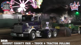 IHRA/FPP - Summit Co Fair Truck & Tractor Pulls 2026!!!