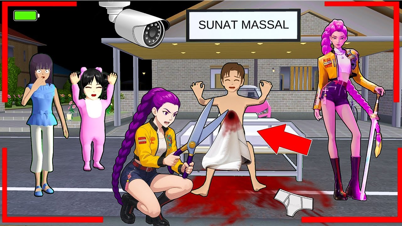 Yuta Mio Panik CCTV Merekam Rumi Kpop Demon Hunter Sunat Yuta Depan Rumah😱| SAKURA SCHOOL SIMULATOR 