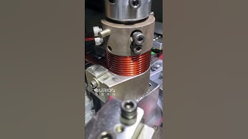 Double Hollow Coil Winding Machine | Enameled Flat Wire Coils Forming Mahcine. Edgewise coils 2x10mm