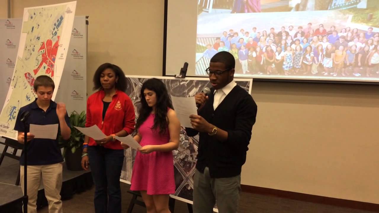 Research Triangle High School Students introduce the new RTP