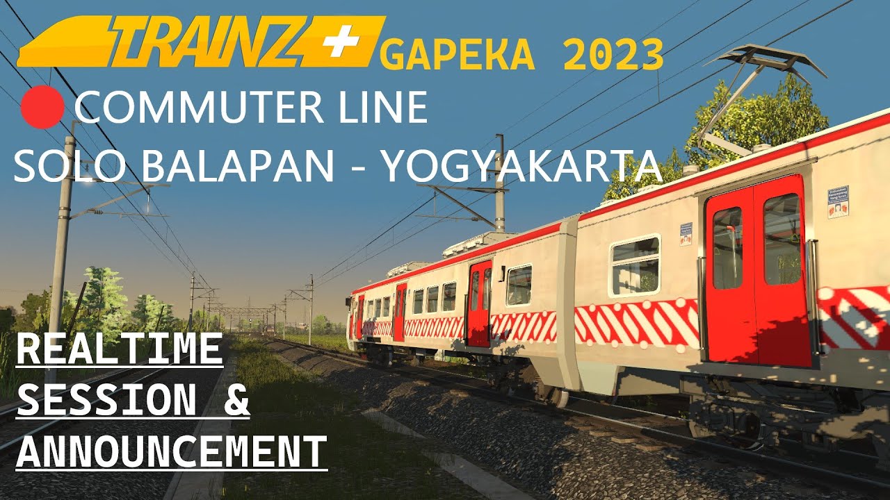KRL JOGLO SLOYK COMMUTER LINE YOGYAKARTA TRAINZ PLUS+ SIMULATOR