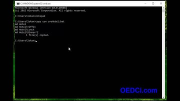 Batch File Operation in DOS
