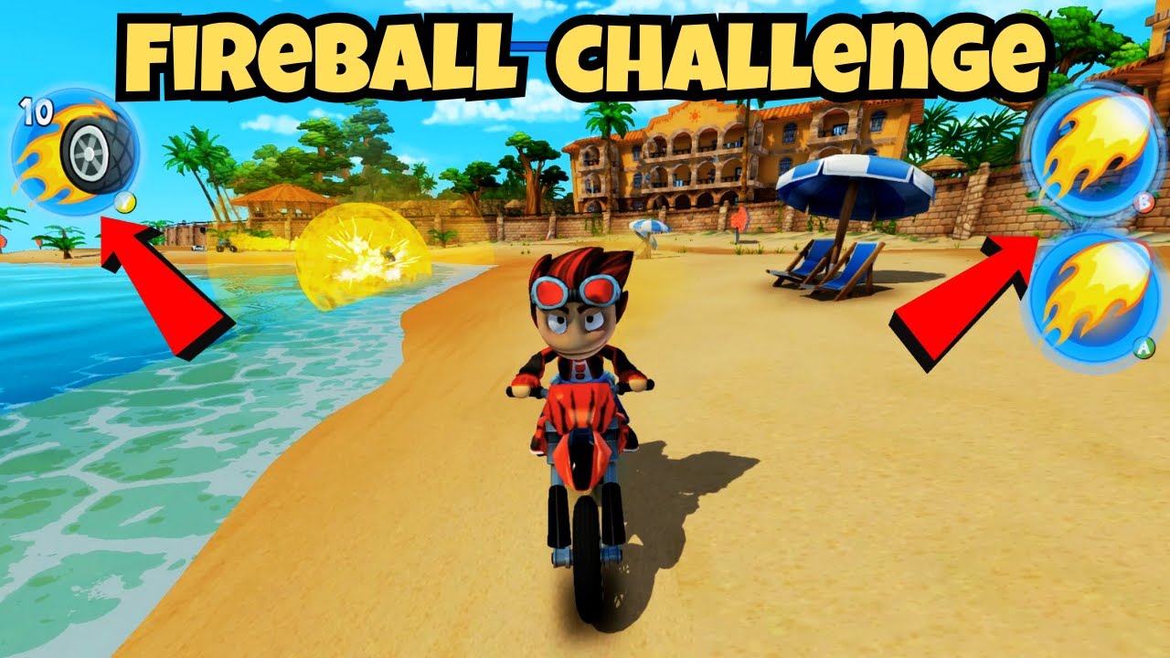 Fireball Challenge with Rez on Sandstorm Bike – Beach Buggy Racing 2 ...