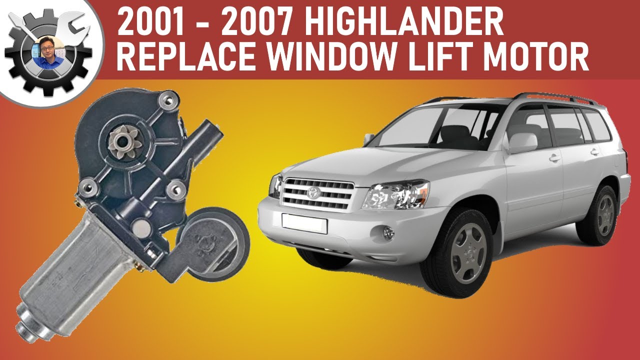 2004 Highlander Window Motor Replacement YouTube