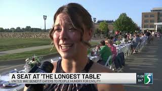 Hundreds gather for Bay County's Longest Table, a meal with a mission