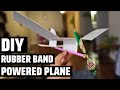 *2024 DIY Rubber Band Powered Plane using drinking straw and styrofoam plates - BUILD