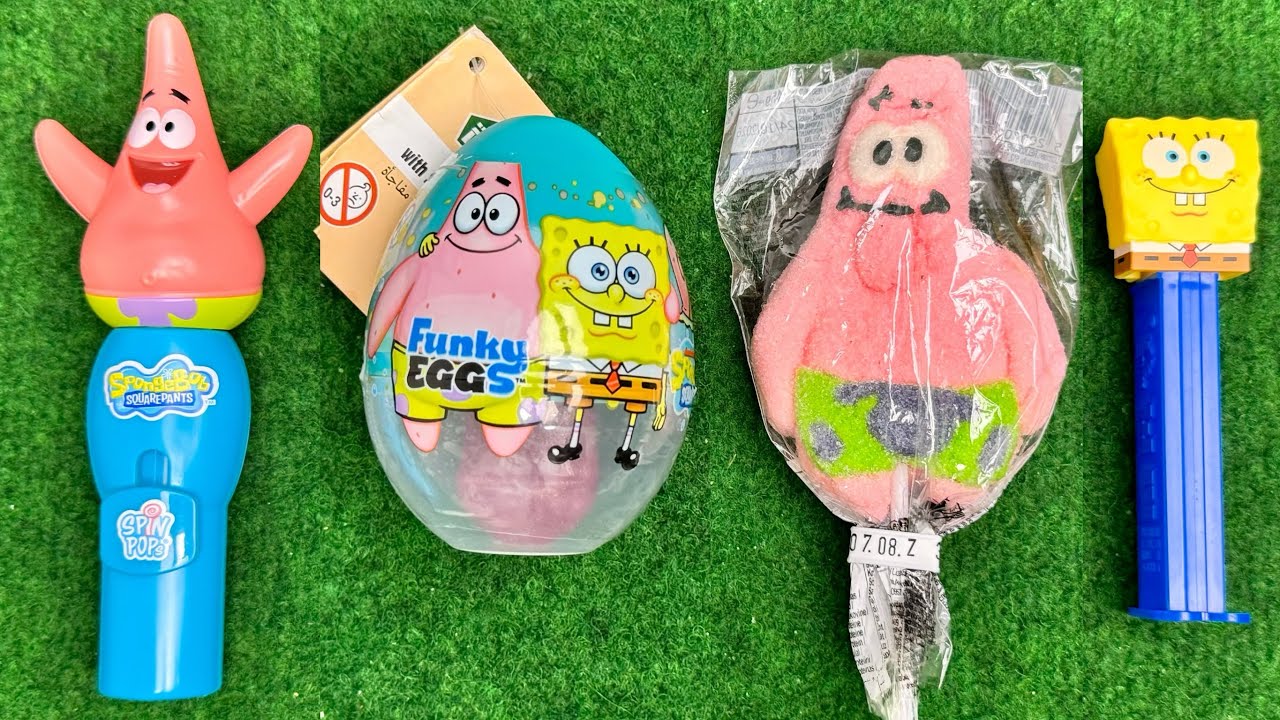 Candy Egg Surprise and Sweets | Satisfying ASMR Unboxing Video | SpongeBob Toys and Snacks | Yummy 