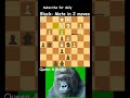 Queen & Knight tag team for the victory!!! #chesspuzzle #checkmate