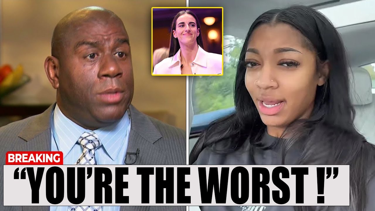 JUST IN: Magic Johnson DESTROYS Angel Reese on LIVE TV — Fans STUNNED!