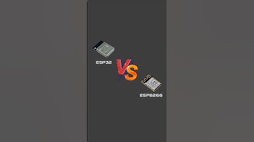 ESP32 vs ESP8266 10s Learning: IoT Tutorial What is difference between esp8266 & esp32? #shorts