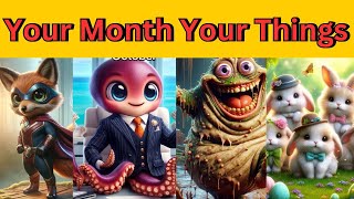 your month your things Part 7 your month your compilation pick your birthday mon