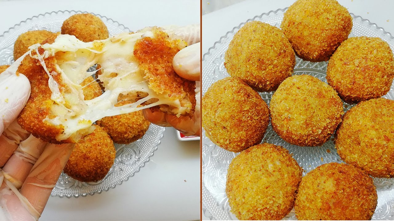 Chicken cheese balls| Crispy Cheese Snack recipe|  Recipes by Reeho